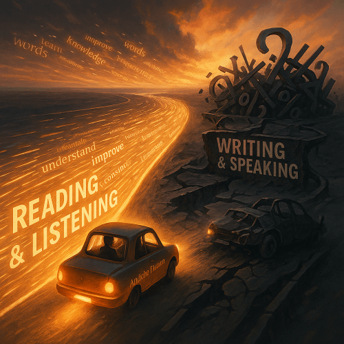 چرا می‌توانیم بخوانیم و بشنویم، اما در نوشتن و صحبت کردن گیر می‌کنیم؟